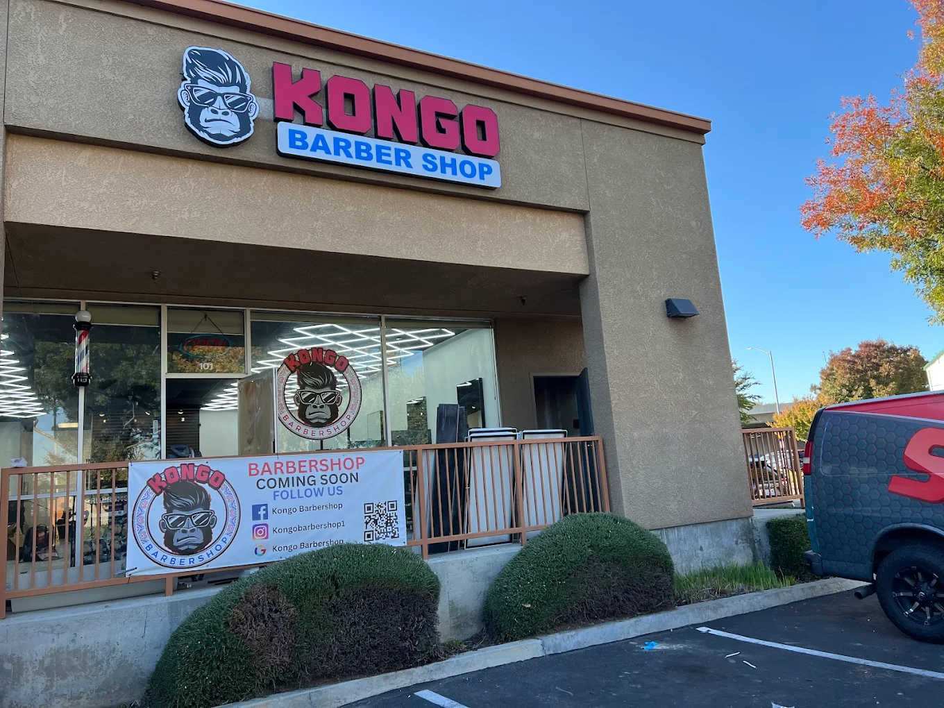 Kongo Barbershop storefront